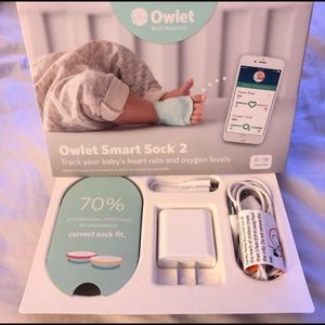 NEW/OPEN BOX Owlet Smart Sock 2